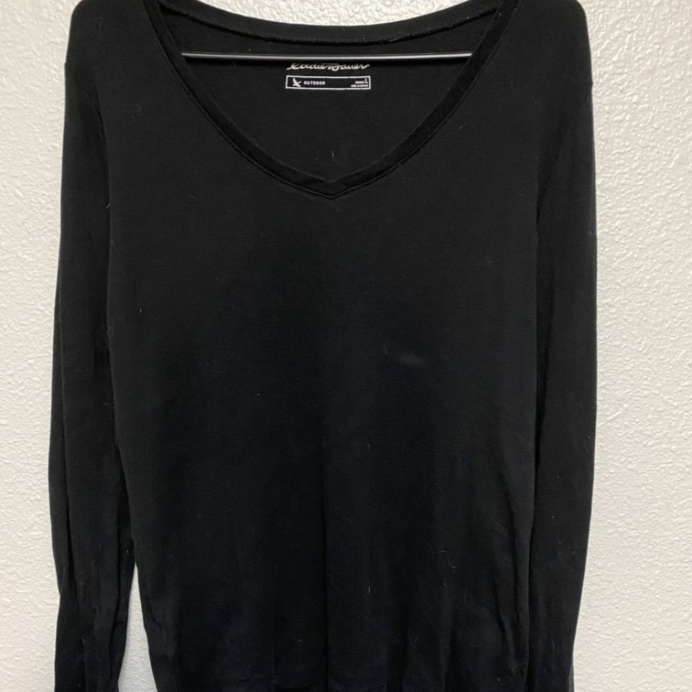 Eddie Bauer Black Long sleeve